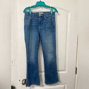 Frame Le Crop Mini Boot‎ cut jeans size 27 morongo wash medium shade denim
